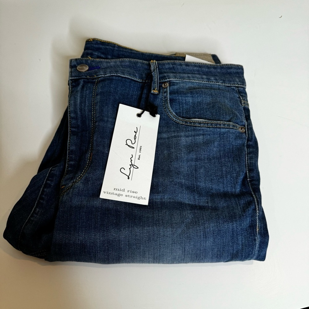 LYN ROE mid rise Jeans VINTAGE Straight